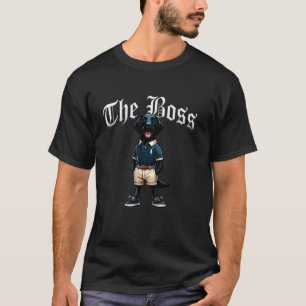 Flat Coated Retriever Dog The Boss Cool Jacket Out T-Shirt