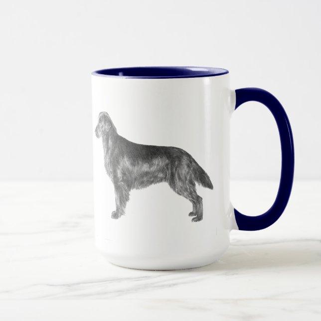Flat Coated Retriever FCR Mug (Right)