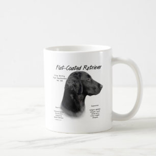 Flat-Coated Retriever History Design Coffee Mug