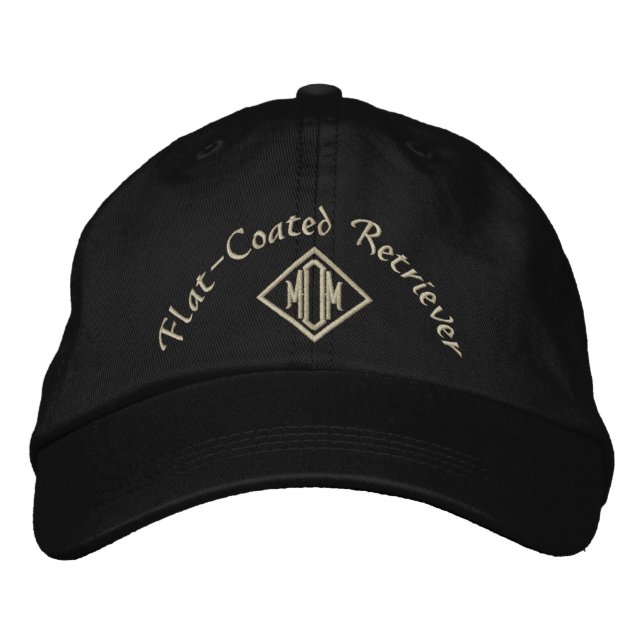 Flat Coated Retriever Mum Gifts Embroidered Hat (Front)