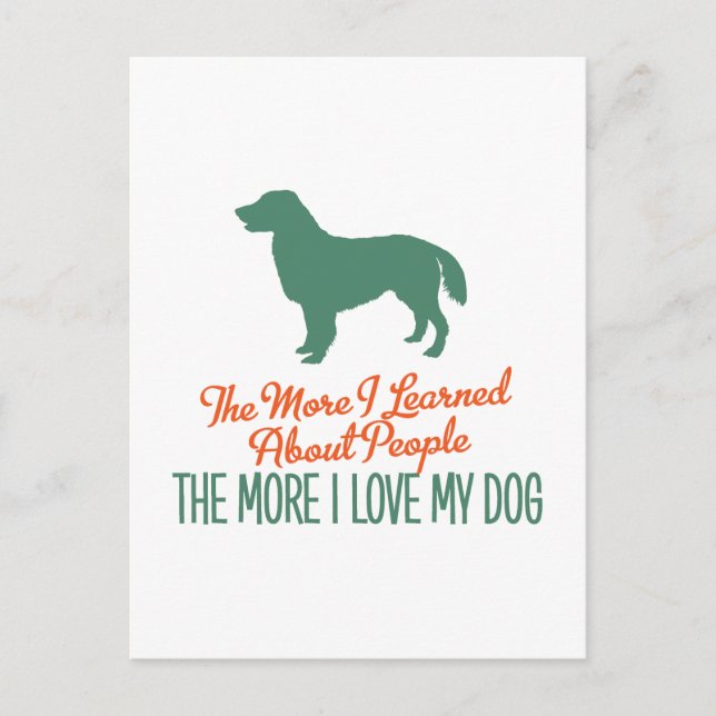 Flat-Coated Retriever Postcard (Front)