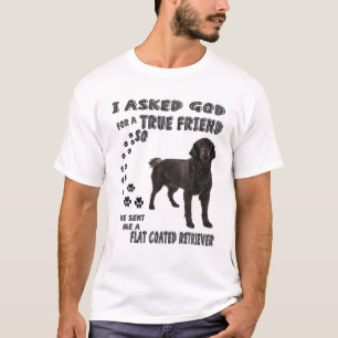 Flat-Coated Retriever Quote Mum, Flattie Dad, Flat T-Shirt