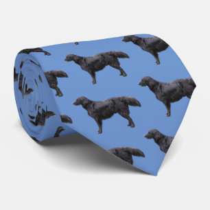 Flat-coated Retriever Tie