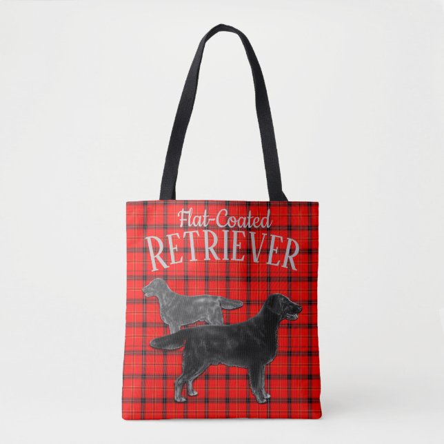Flat-Coated Retriever Tote Bag (Front)