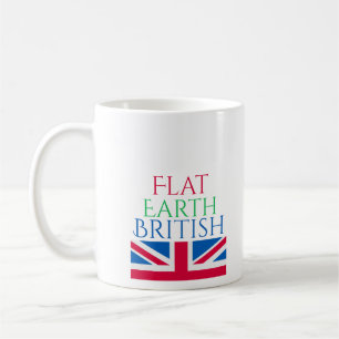 Flat Earth British Coffee Mug