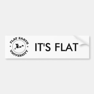 Flat Earth -- Bumper Sticker