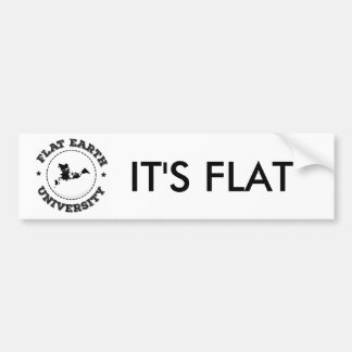 Flat Earth -- Bumper Sticker