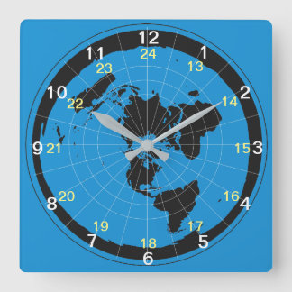 Flat Earth Clock Design