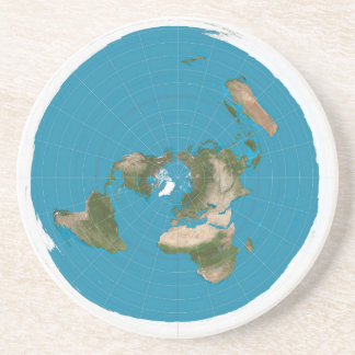 flat earth coaster