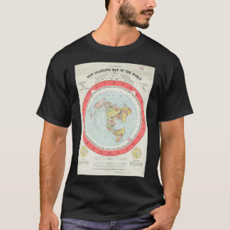 Flat Earth Gleasonampx27s Map T-Shirt