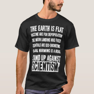 Flat Earth Humerus Planetary Science Lover Gift T-Shirt