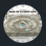 Flat Earth Map Dartboard<br><div class="desc">Here it is: proof that the earth is flat! A Victorian era Map of the Flat Earth. Those NASA folks were lying to us all along.

Actually,  this is for smart people that are tired of science denialism and fake news</div>