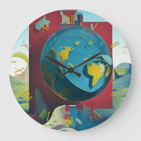 Flat Earth. Modern art