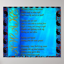 Flat Earth Poem Poster