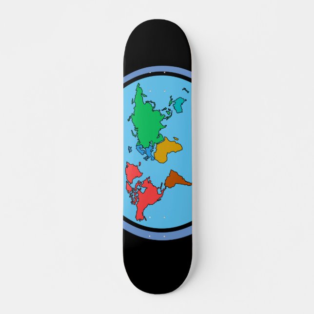 Flat Earth SkateBoard (Front)