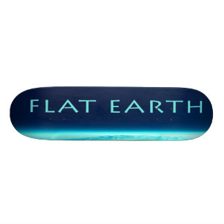 Flat Earth skateboard