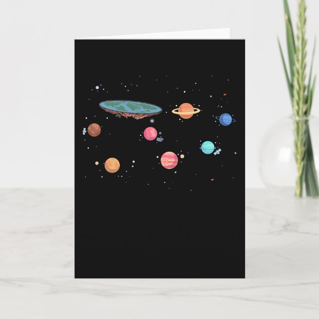 Flat Earth Society Card (Front)