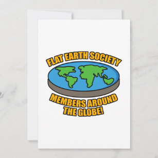 Flat Earth Society Members Holiday Card