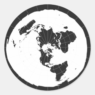 Flat Earth Sticker