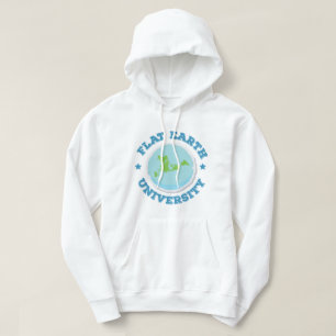 Flat Earth University -- Blue Hoodie