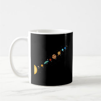 Flat Eh Believers Solar System View Coffee Mug