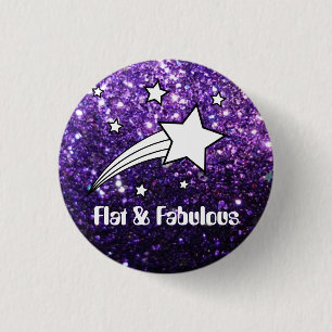 Flat & Fabulous pin