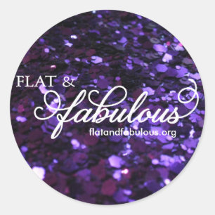 Flat & Fabulous stickers