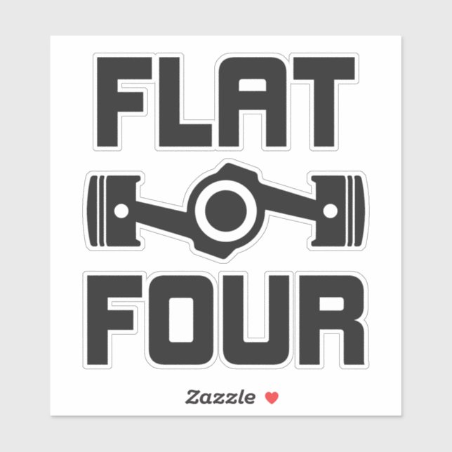 Flat-Four Engine Subie Car JDM Vinyl Stickers (Sheet)