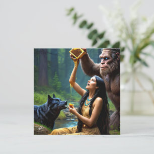 Flat Greeting Card