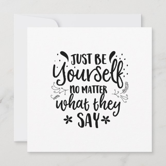 Flat Greeting Card (Front)