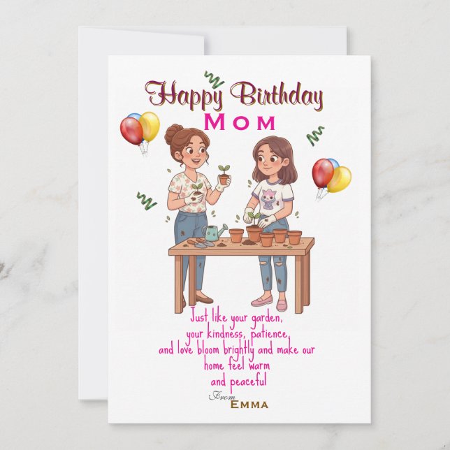 Flat Greeting Card (Front)