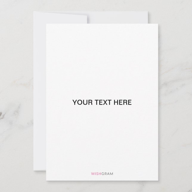 Flat Greeting Card (Front)