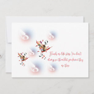 Flat greeting card 