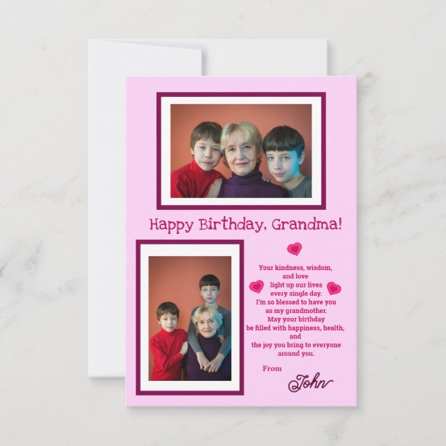 Flat Greeting Card (Front)