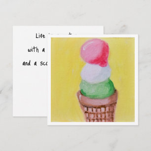 Flat Greeting Card
