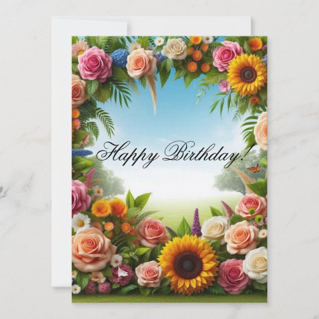 Flat Greeting Card (Front)