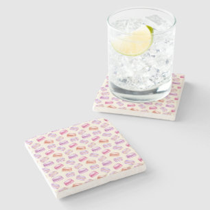 Flat Greeting Card Gift Tags Wrapping Paper Sheets Stone Coaster
