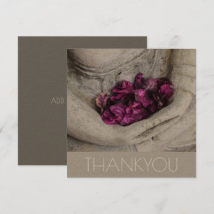 FLAT GREETING CARD : THANK YOU : BUDDHA