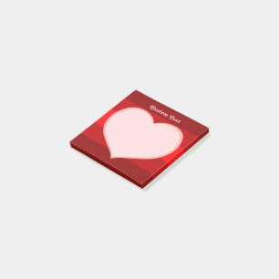 Flat Heart Icon Post-it Notes