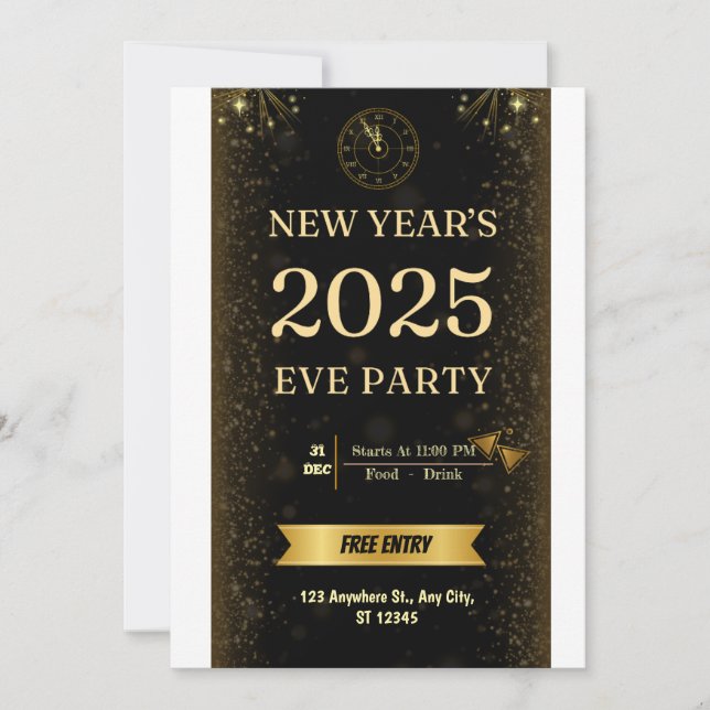 Flat Holiday Card (Front)