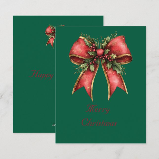 Flat Holiday Card (Front/Back)