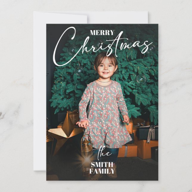 Flat Holiday Card (Front)