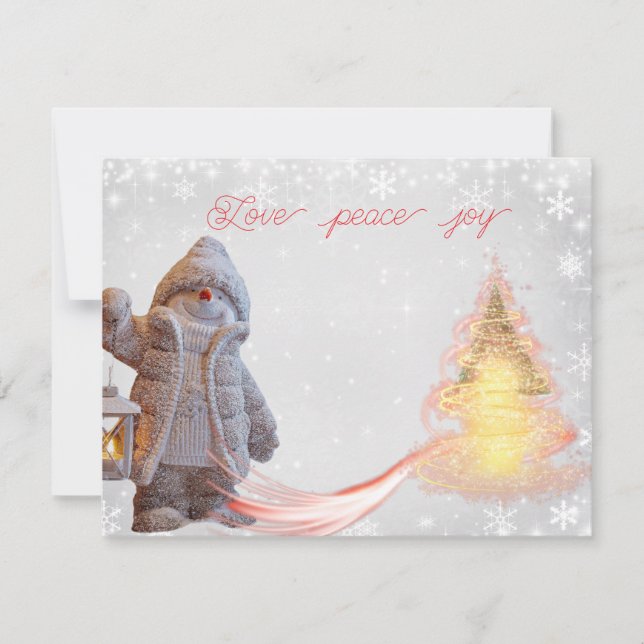 Flat Holiday Card (Front)