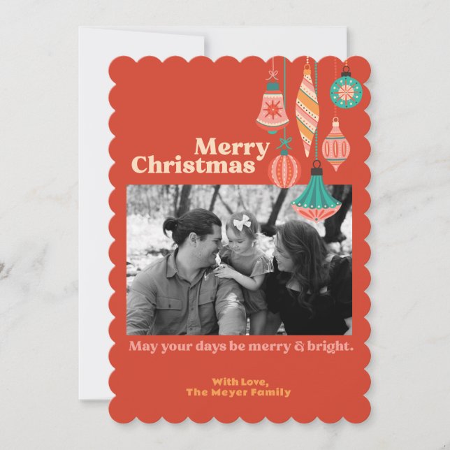 Flat Holiday Card (Front)