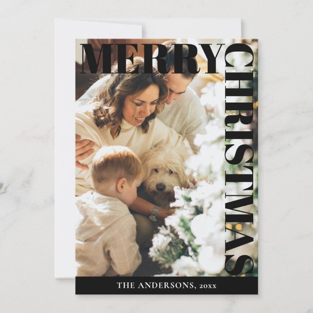 Flat Holiday Card (Front)