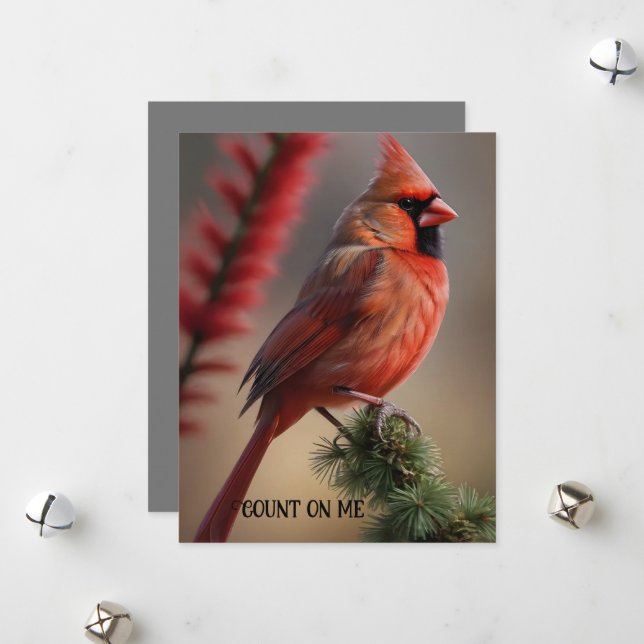 Flat Holiday Card (Front/Back In Situ)