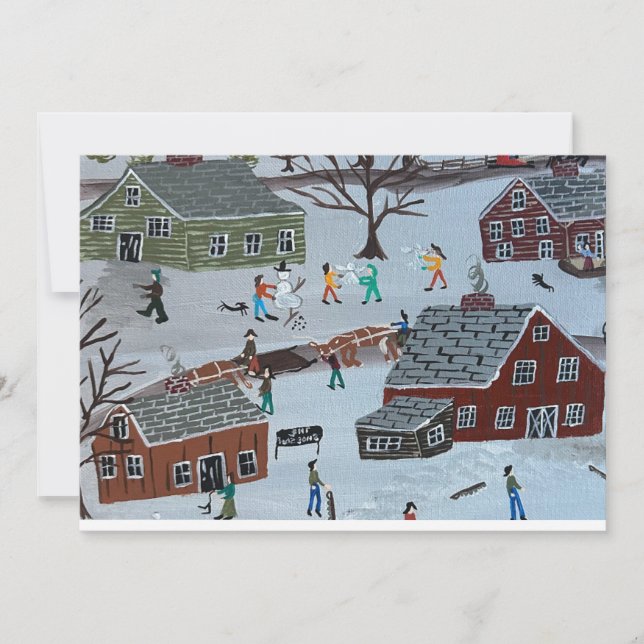 Flat Holiday Card (Front)