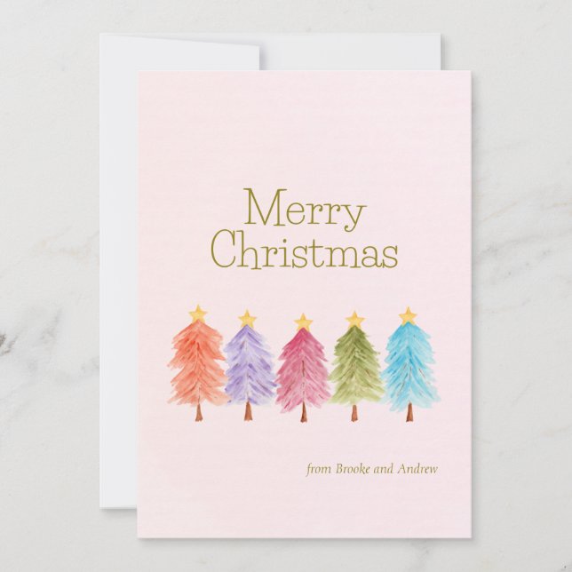 Flat Holiday Card (Front)