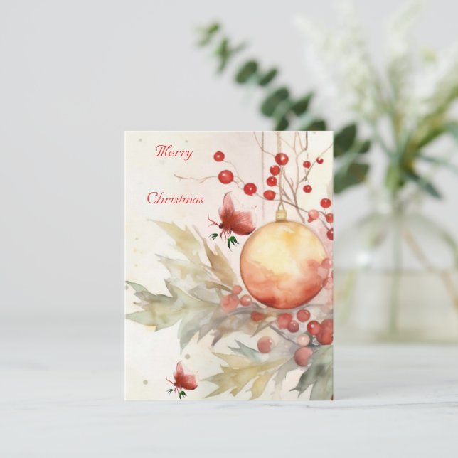 Flat holiday card  (Standing Front)