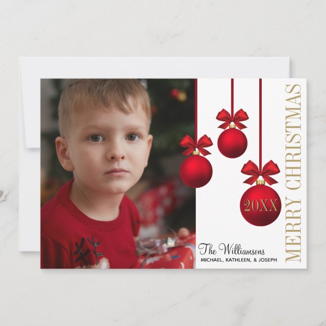 Flat Holiday Card (Front)